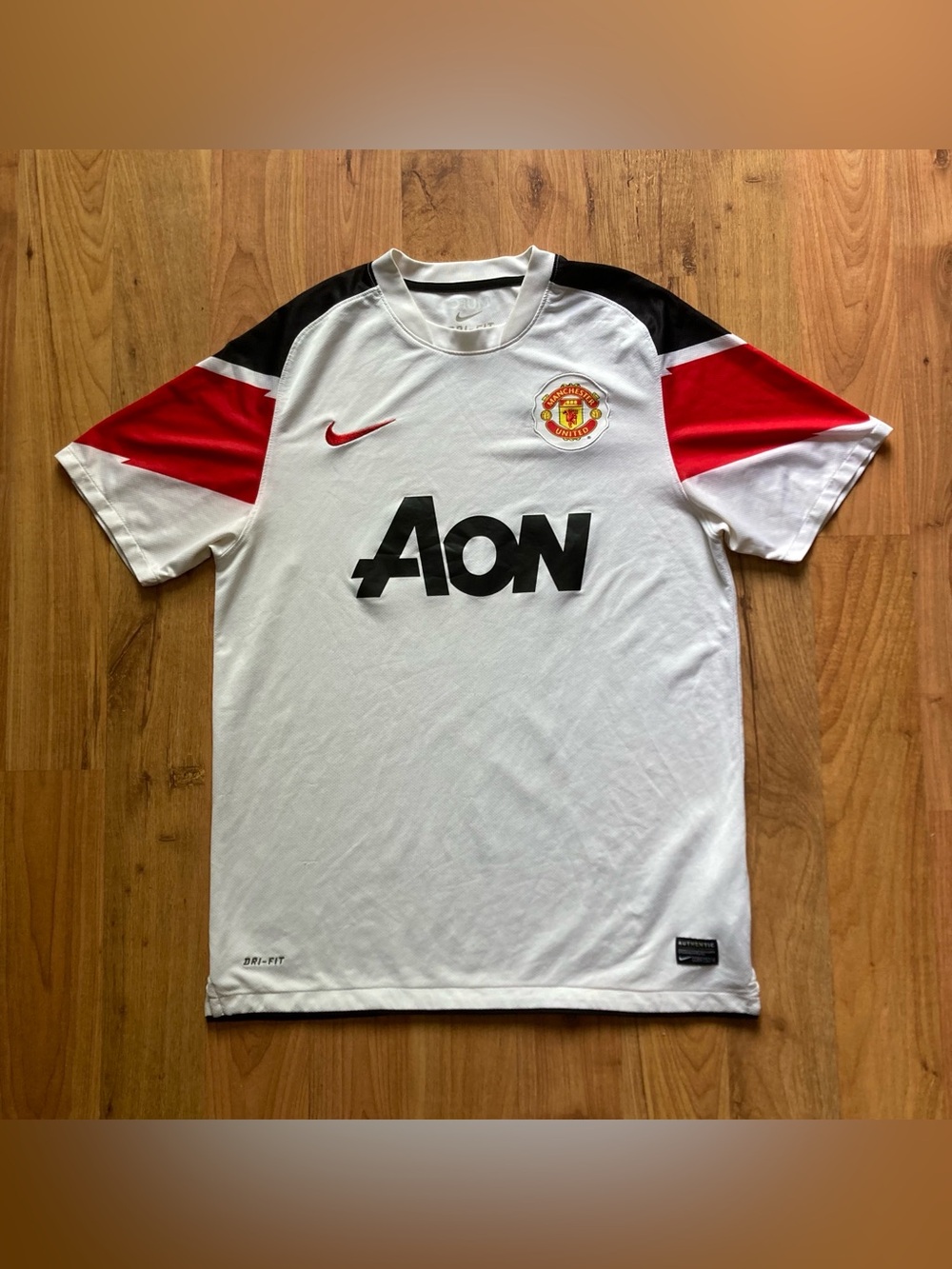 Nike Manchester United Mens Medium 2010-11 Away Football Soccer Jersey Shirt
